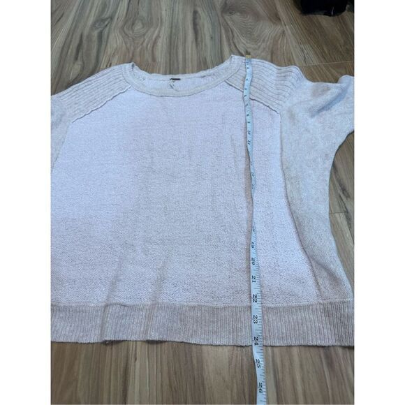 Free People Sweater Oversized Two Tone Dolman Sleeve Sz S - Picture 6 of 6